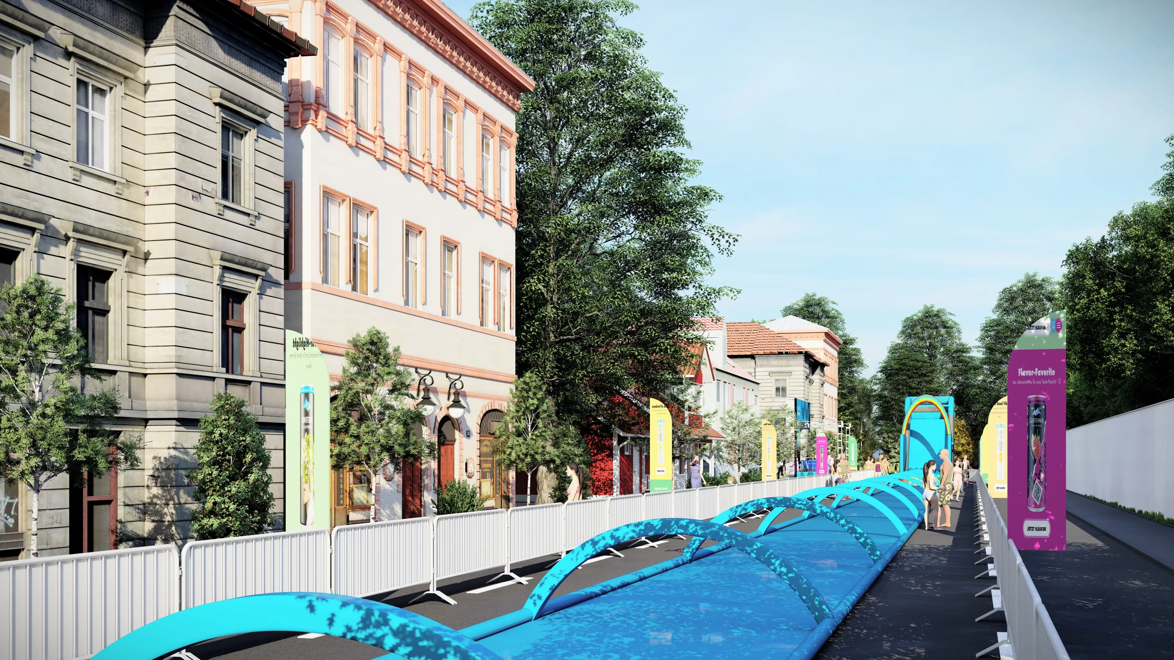 Modern Inflatable Water Slide Design